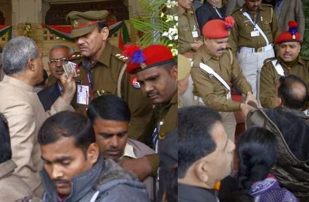 लखनऊ में परेड में आमंत्रित अतिथियों के साथ पुलिस ने की बदसलूकी लखनऊ में परेड में आमंत्रित अतिथियों के साथ पुलिस ने की बदसलूकी