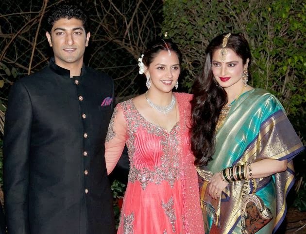PICS अहाना देवोल के शादी में उतरे सितारे, चोट के बावजूद शाहरूख भी पहुंचे