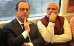 PHOTO: मोदी ने की होलांदे के साथ दिल्ली मेट्रो में इको फ्रेंडली यात्रा - Image 1