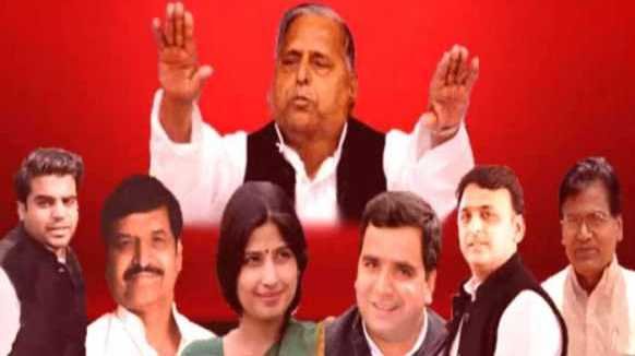 सपा कुनबे की पूरी कहानी, चाचा-भतीजे के बीच धक्का-मुक्की सपा कुनबे की पूरी कहानी, चाचा-भतीजे के बीच धक्का-मुक्की