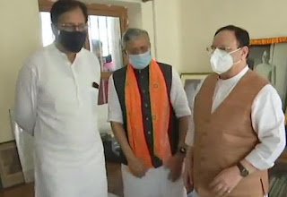 पटना पहुंचे जेपी नड्डा, कुछ देर बाद बोधगया में करेंगे चुनावी रैली