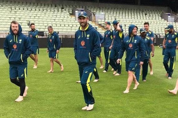 Australian team campaign against racism
