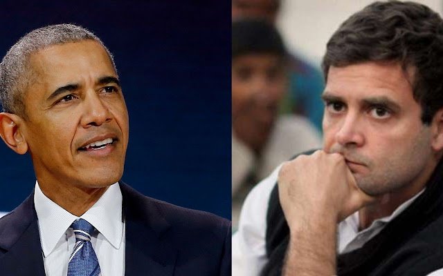 Barack Obama says Congress leader Rahul Gandhi has a "nervous,