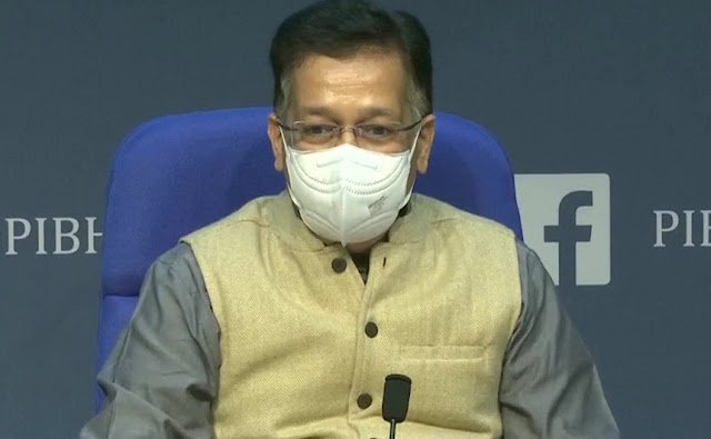 भारत में Covid-19 के 12 करोड़ 65 लाख टेस्ट, रिकवरी रेट 93 फीसदी के पार- राजेश भूषण भारत में Covid-19 के 12 करोड़ 65 लाख टेस्ट, रिकवरी रेट 93 फीसदी के पार- राजेश भूषण