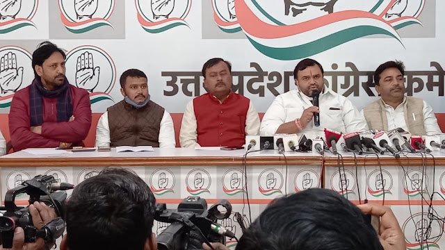 LUCKNOW । कांग्रेस नेता ललन कुमार ने किसानों के मुद्दे पर बीजेपी सरकार पर जमकर निशाना साधा, किसानों से बीजेपी सरकार के वादे हवा-हवाई