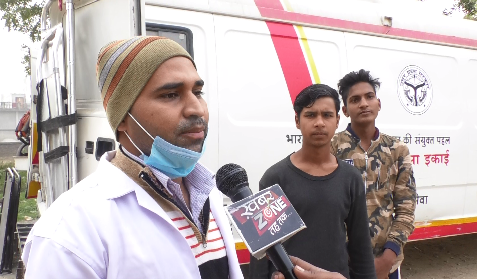 LUCKNOW । स्वास्थ्य विभाग मोबाइल मेडिकल यूनिट वैन से गांव-गांव पहुंचा रहा मुफ्त इलाज और दवाएं - Image 2 Mobile medical unit van treated in every village