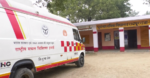 Mobile medical unit van treated in every village